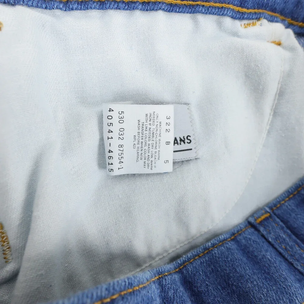 Vintage Levis Action Jeans Mens 36x34 Blue Made In USA Stretch Denim